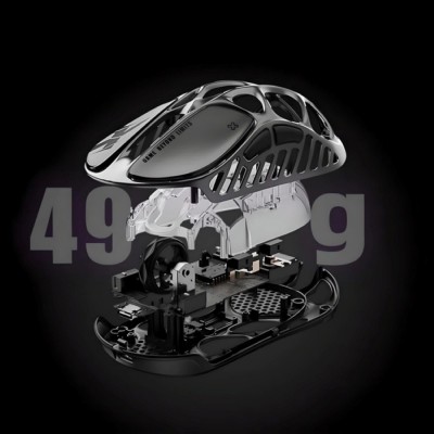 Миша GravaStar Mercury X, BT/WL/USB-A, RGB, сірий Миша GravaStar Mercury X, BT/WL/USB-A, RGB, сірий