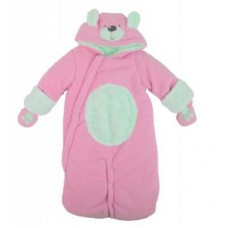 Спальний конверт Luvena Fortuna для дівчаток з ведмежам (ED6244.6-12) Спальний конверт Luvena Fortuna для дівчаток з ведмежам (ED6244.6-12)