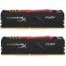 Модуль памяти для компьютера DDR4 16GB (2x8GB) 3600 MHz HyperX Fury RGB HyperX (Kingston Fury) (HX436C17FB3AK2/16)