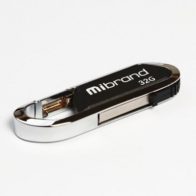 USB флеш накопитель Mibrand 32GB Aligator Black USB 2.0 (MI2.0/AL32U7B)