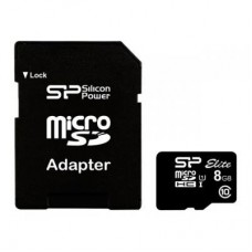 Карта пам'яті Silicon Power 8Gb microSDHC class 10 (SP008GBSTHBU1V10SP) Карта пам'яті Silicon Power 8Gb microSDHC class 10 (SP008GBSTHBU1V10SP)