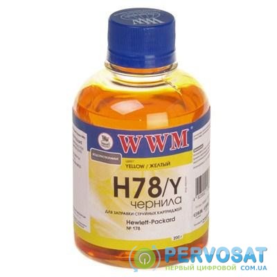 Чернила WWM HP №178 Yellow (H78/Y)