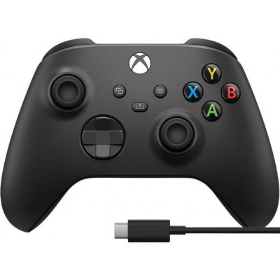 Геймпад Xbox BT, Carbon Black (USB cable)