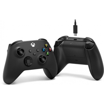 Геймпад Xbox BT, Carbon Black (USB cable)
