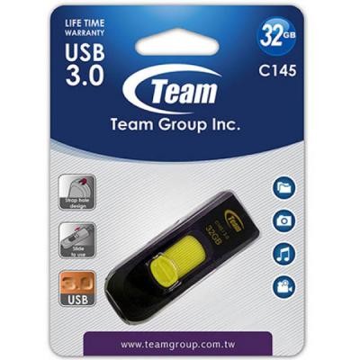 USB флеш накопитель Team 32GB C145 Yellow USB 3.0 (TC145332GY01)