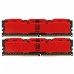 Модуль памяти для компьютера DDR4 8GB (2x4GB) 3000 MHz Iridium X Red Goodram (IR-XR3000D464L16S/8GDC)