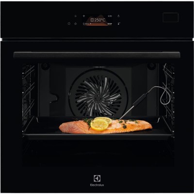 Духова шафа Electrolux електрична, 70л, А++, пара, дисплей, конвекція, ф-ція пароварки, телескопічні напрямні, чорний