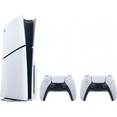 Ігрова консоль PlayStation 5 Slim Blu-ray (2 геймпади Dualsense)