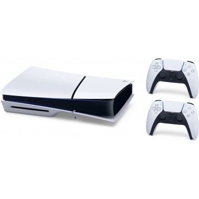 Ігрова консоль PlayStation 5 Slim Blu-ray (2 геймпади Dualsense)
