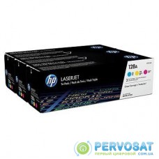 Картридж HP CLJ  128A CMY Tri-Pack, CP1525/CM1415 (CE321/322/323) (CF371AM)
