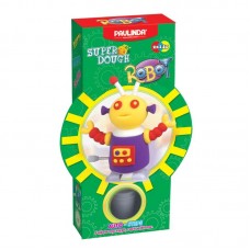 Маса для ліплення Paulinda Super Dough Robot механічний, крокує, фіолетовий Маса для ліплення Paulinda Super Dough Robot механічний, крокує, фіолетовий