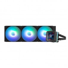 Система рідинного оxолодження  Zalman Alpha 2DS A36 ARGB, LGA1851, 1700, 1200, 115x, AM5, AM4, TDP 350W, чорний Система рідинного оxолодження  Zalman Alpha 2DS A36 ARGB, LGA1851, 1700, 1200, 115x, AM5, AM4, TDP 350W, чорний