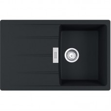 Мийка кухонна Franke Centro, фраграніт, прямокутник, з крилом, 780х500х200мм, чаша - 1, накладна, CNG 611-78, чорний матовий Мийка кухонна Franke Centro, фраграніт, прямокутник, з крилом, 780х500х200мм, чаша - 1, накладна, CNG 611-78, чорний матовий