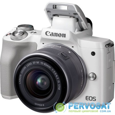 Canon EOS M50 + 15-45 IS STM Kit[White]