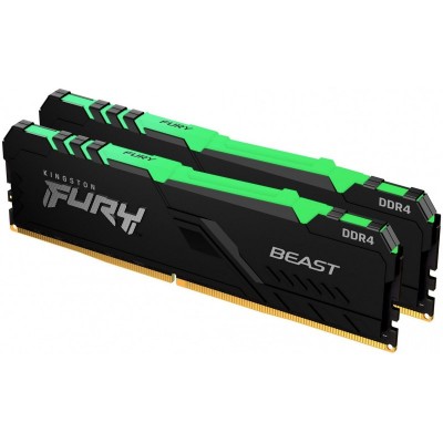 Пам'ять до ПК Kingston DDR4 3600 32GB KIT (16GBx2) Kingston FURY Beast RGB