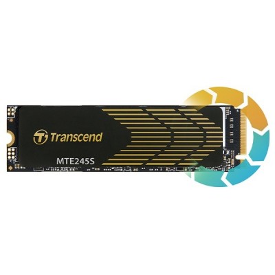 Накопичувач SSD Transcend M.2 2TB PCIe 4.0 MTE245S + розсіювач