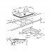 Варильна поверхня Electrolux комбінована (2 газ + 3 інд), 90см, розширена зона, чавун, чорний