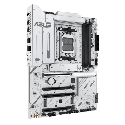 Материнcька плата ASUS X870 MAX GAMING WIFI7 W sAM5 X870 4xDDR5 M.2 HDMI USB Type-C WiFi BT ATX білий