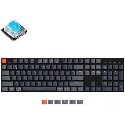 Клавіатура Keychron K5SE 104 Key Gateron Blue RGB WL UA Black
