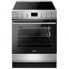 Плита Hansa електрична склокерамічна, 65л, 60x60см, дисплей, конвекція, нерж