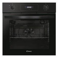 Духова шафа Candy електрична, 65л, A+, дисплей, конвекція, телескопічні напрямні, чорний