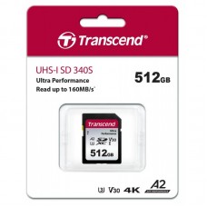 Карта пам'яті Transcend SD 512GB C10 UHS-I U3 A2 R160/W90MB/s 4K Карта пам'яті Transcend SD 512GB C10 UHS-I U3 A2 R160/W90MB/s 4K