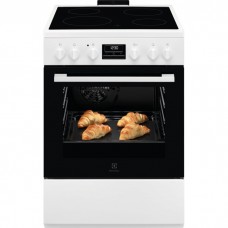Плита Electrolux електрична склокерамічна, 58л, 60x60см, конвекція, пара, білий Плита Electrolux електрична склокерамічна, 58л, 60x60см, конвекція, пара, білий