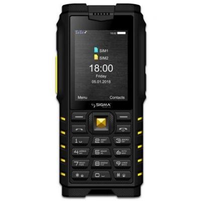 Мобильный телефон Sigma X-treme DZ68 Black Yellow (4827798466322)