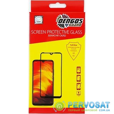 Стекло защитное DENGOS Full Glue Huawei Honor 20 / 20 Pro (black) (TGFG-77)