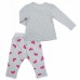 Набор детской одежды Breeze с бантиками (10527-86G-gray)