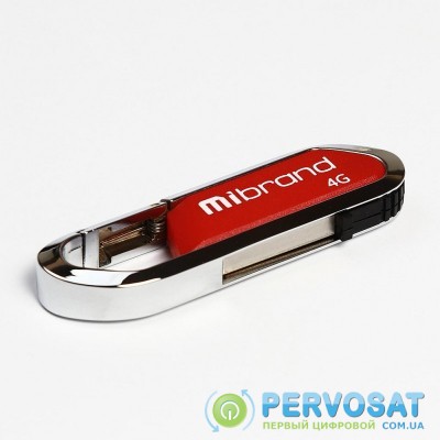 USB флеш накопитель Mibrand 4GB Aligator Red USB 2.0 (MI2.0/AL4U7DR)