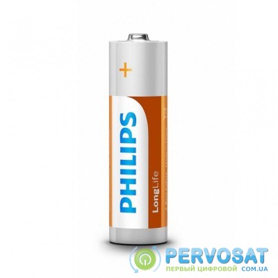 Батарейка PHILIPS AA R6 LongLife Zinc Carbon * 4 (R6L4B/10)