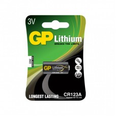 Батарейка Gp CR 123A Lithium FOTO 3.0V (CR123A-U1 / 4891199001086) Батарейка Gp CR 123A Lithium FOTO 3.0V (CR123A-U1 / 4891199001086)