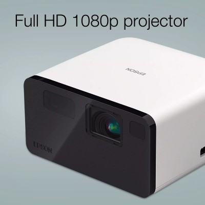 Проєктор Epson EF-21W FHD, 1000 lm, LASER, 1, Google TV, Diamond White