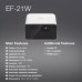 Проєктор Epson EF-21W FHD, 1000 lm, LASER, 1, Google TV, Diamond White