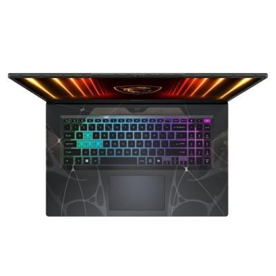 Ноутбук MSI Cyborg 17 B2RWEKG-072XUA 17.3" FHD, Intel 7-240H, 16GB, F1TB, NVD5050-8, DOS, Напівпрозорий чорний