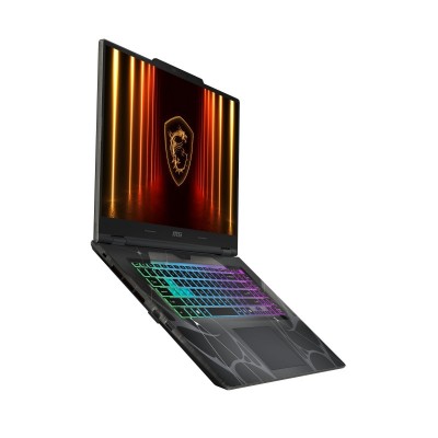 Ноутбук MSI Cyborg 17 B2RWEKG-072XUA 17.3" FHD, Intel 7-240H, 16GB, F1TB, NVD5050-8, DOS, Напівпрозорий чорний