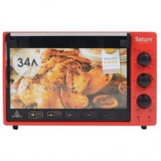 Електропіч SATURN ST-EC3402 Red Електропіч SATURN ST-EC3402 Red