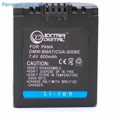 Акумулятор до фото/відео EXTRADIGITAL Panasonic S006E (BDP2577) Акумулятор до фото/відео EXTRADIGITAL Panasonic S006E (BDP2577)