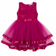 Плаття Breeze з фатіновой спідницею (14502-140G-fucsia) Плаття Breeze з фатіновой спідницею (14502-140G-fucsia)