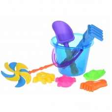 Набір для гри з піском Same Toy з Повітряної вертушой 8 шт (синє відерце) HY-1207WUt-2 Набір для гри з піском Same Toy з Повітряної вертушой 8 шт (синє відерце) HY-1207WUt-2