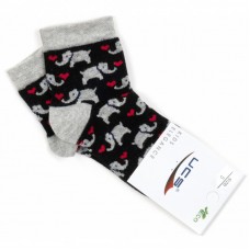 Шкарпетки UCS Socks зі слониками (M0C0101-2116-5B-black) Шкарпетки UCS Socks зі слониками (M0C0101-2116-5B-black)