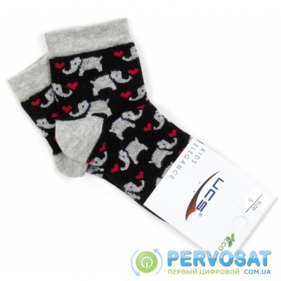 Носки UCS Socks со слониками (M0C0101-2116-5B-black)