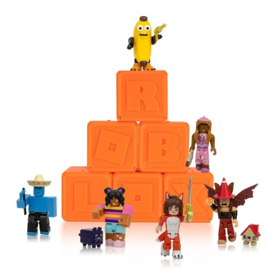 Ігрова колекційна фігурка Jazwares Roblox Mystery Figures Neon Orange Assortment S8