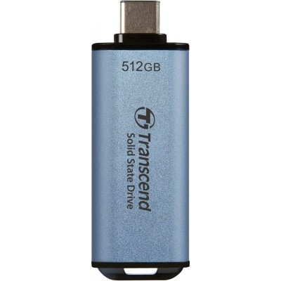 Портативний SSD Transcend 512GB USB 3.1 Gen 2 Type-C ESD300 Синій