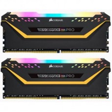 Модуль пам'яті для комп'ютера DDR4 16GB (2x8GB) 3000 MHz Vengeance RGB Pro Black CORSAIR (CMW16GX4M2C3000C15-TUF)