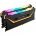 Модуль пам'яті для комп'ютера DDR4 16GB (2x8GB) 3000 MHz Vengeance RGB Pro Black CORSAIR (CMW16GX4M2C3000C15-TUF)