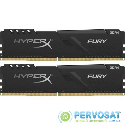 Модуль памяти для компьютера DDR4 64GB (2x32GB) 2666 MHz HyperX Fury Black HyperX (Kingston Fury) (HX426C16FB3K2/64)