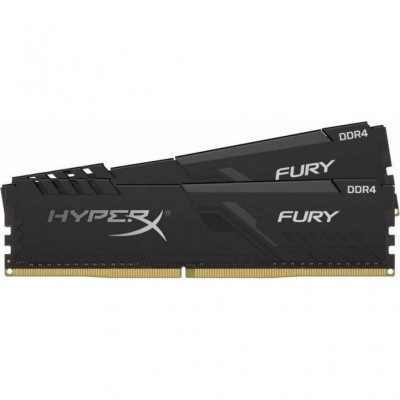 Модуль памяти для компьютера DDR4 64GB (2x32GB) 2666 MHz HyperX Fury Black HyperX (Kingston Fury) (HX426C16FB3K2/64)