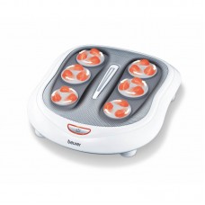Масажер Beurer для ніг, від мережі, 2 швидкості, 18 головок шиацу, підігрів, білий
